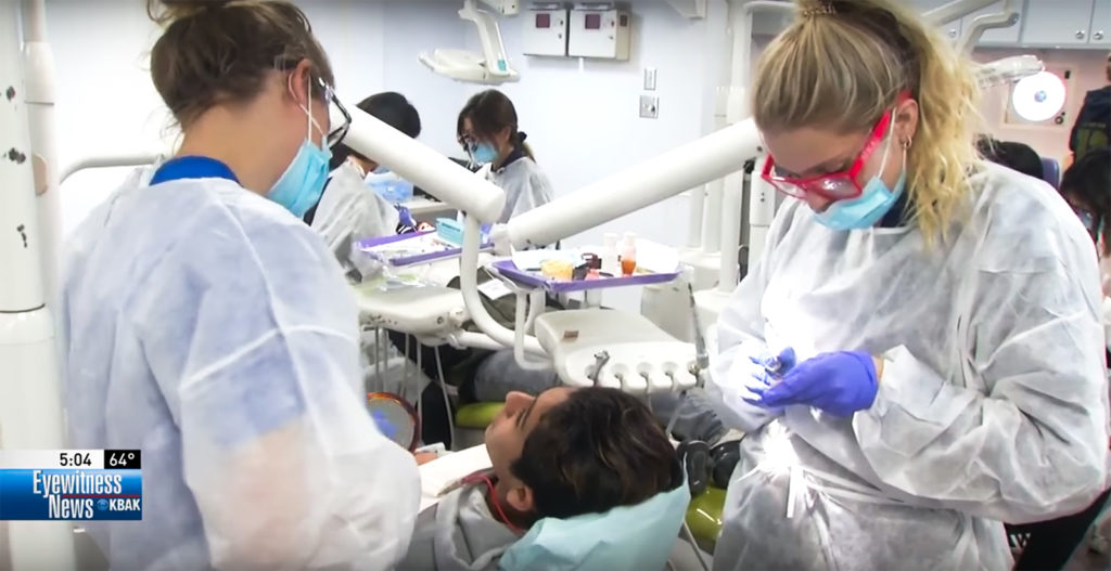 USC Faculty, Dental Students Provide Free Dental Care To