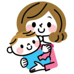 Mother and Baby Illustration 